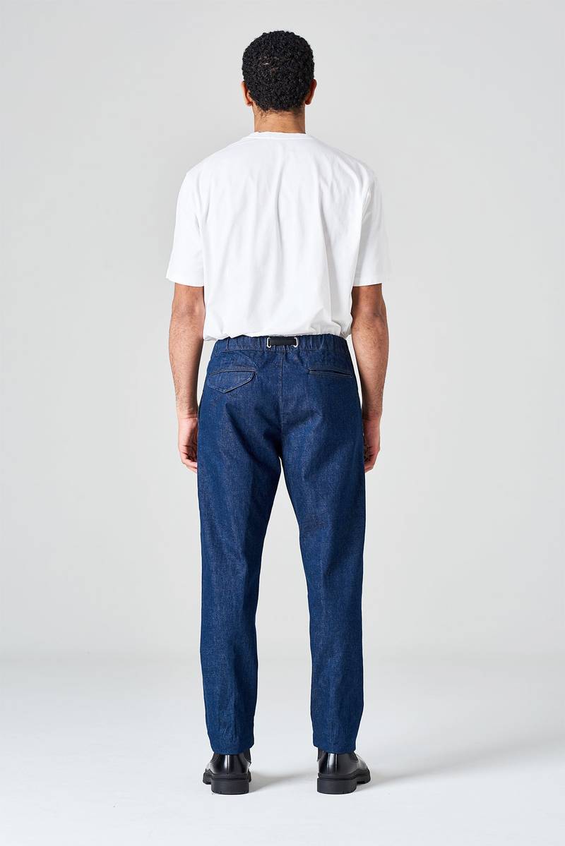 White sand Pantalone in denim cimosato Nuovo