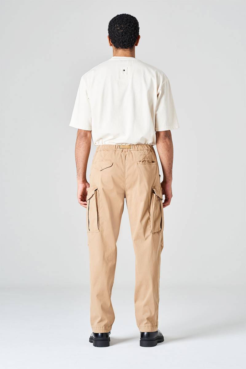 White sand Pantalone cargo in raso di cotone Soddisfazione Garantita