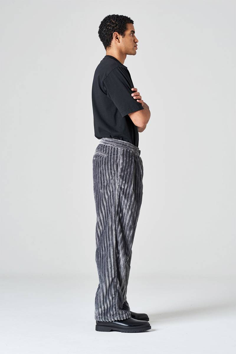 White sand Pantalone gamba larga in velluto Consegna Veloce