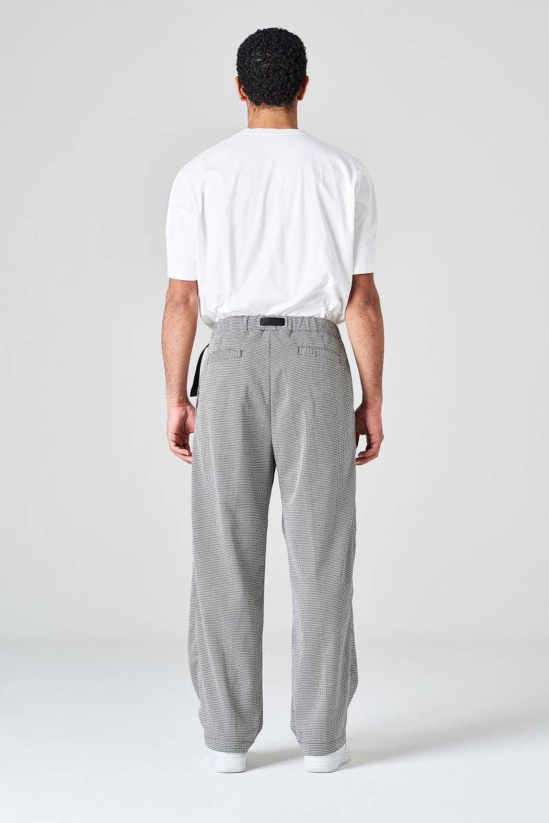 White sand Pantalone gamba larga in flanella Promozione Limitata