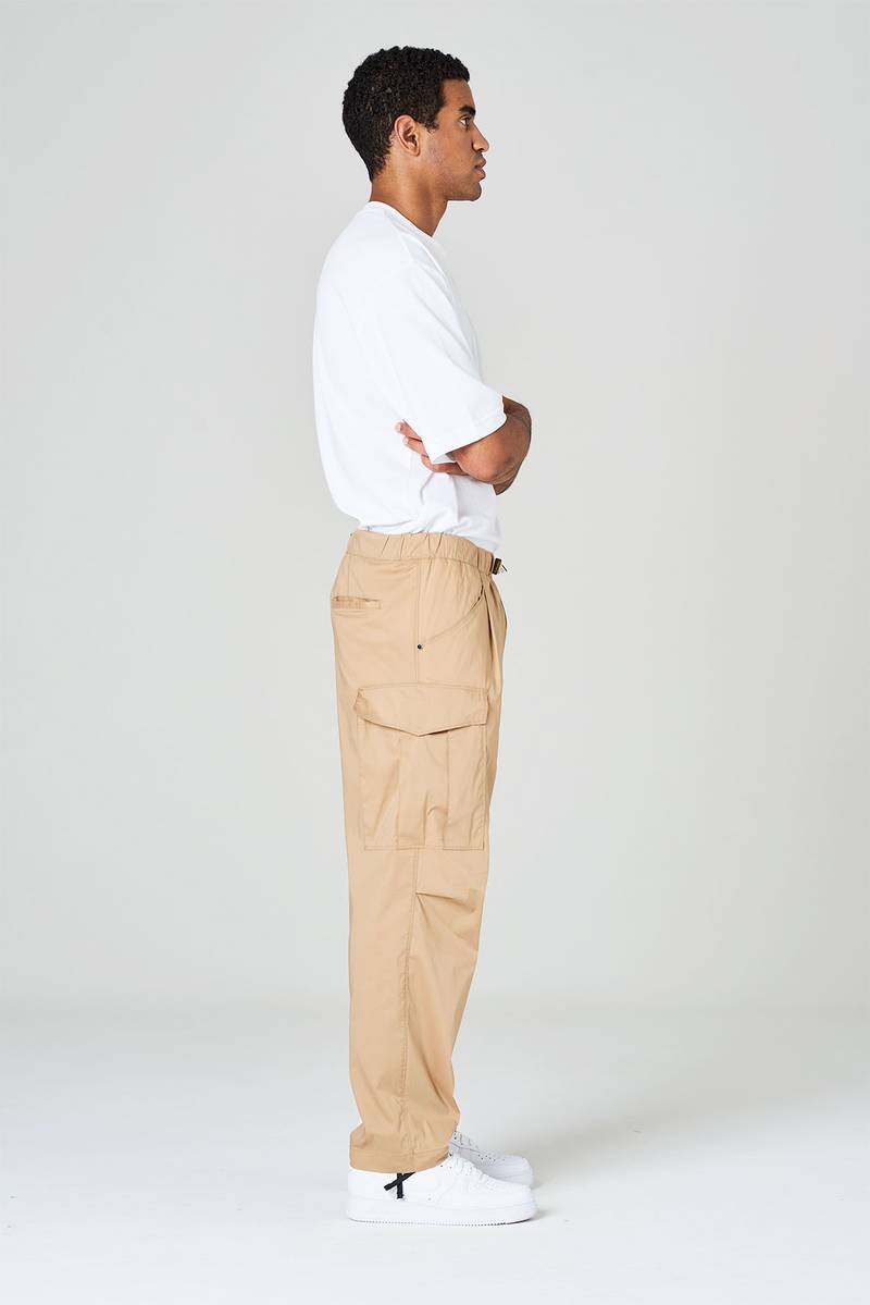 White sand Cargo gamba dritta con elastico in vita e fettuccia regolabile Offerta