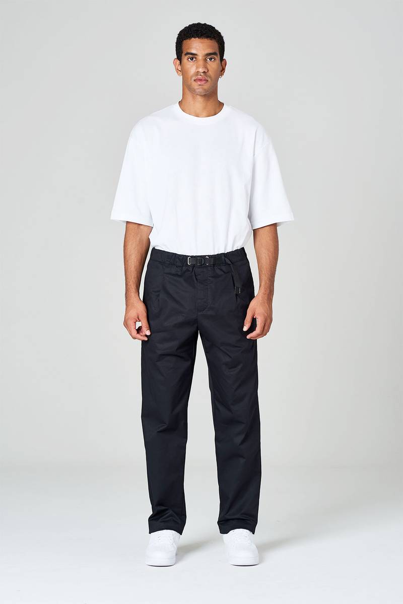 White sand Pantalone modello tuta con pinces