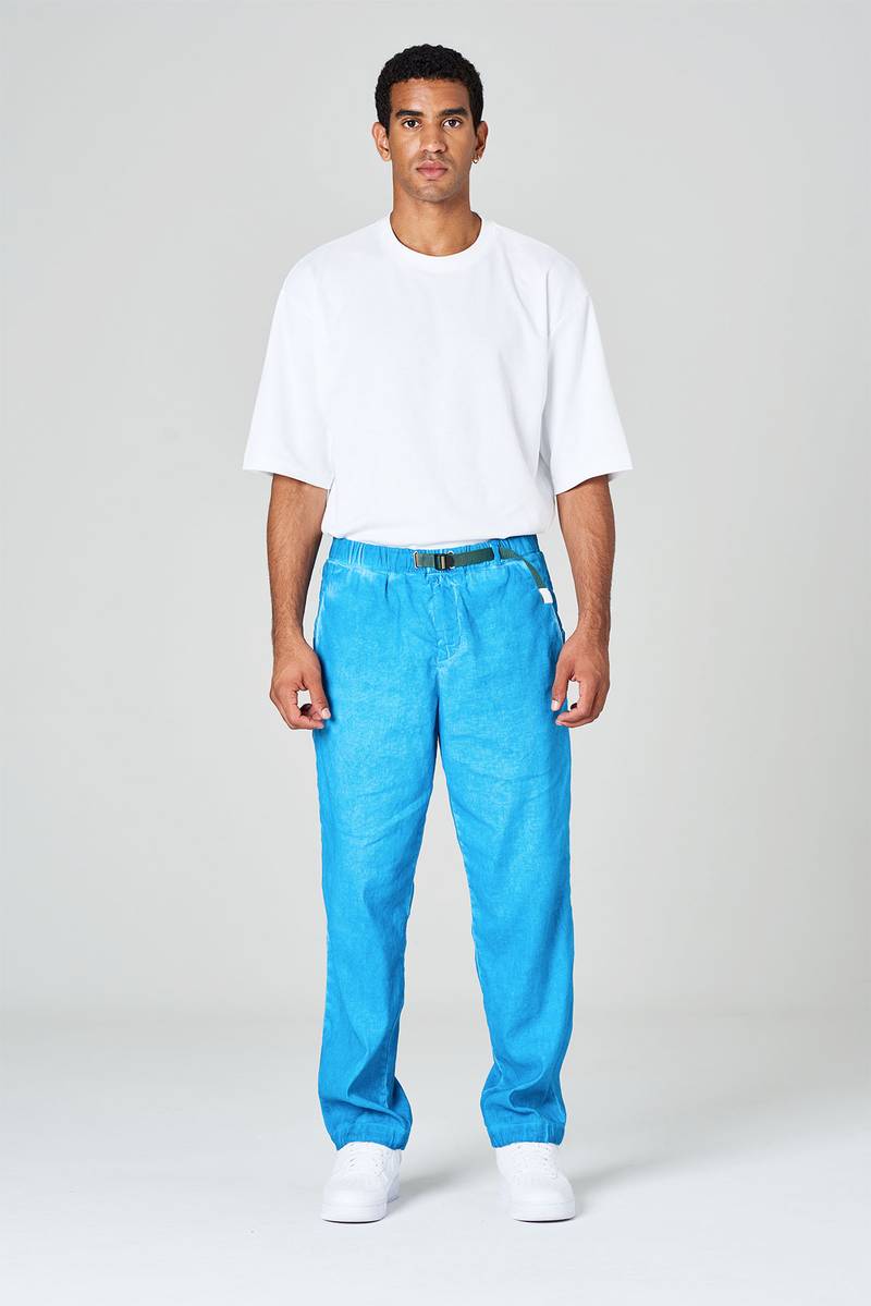 White sand Pantaloni in cotone lino elasticizzato Hotsell