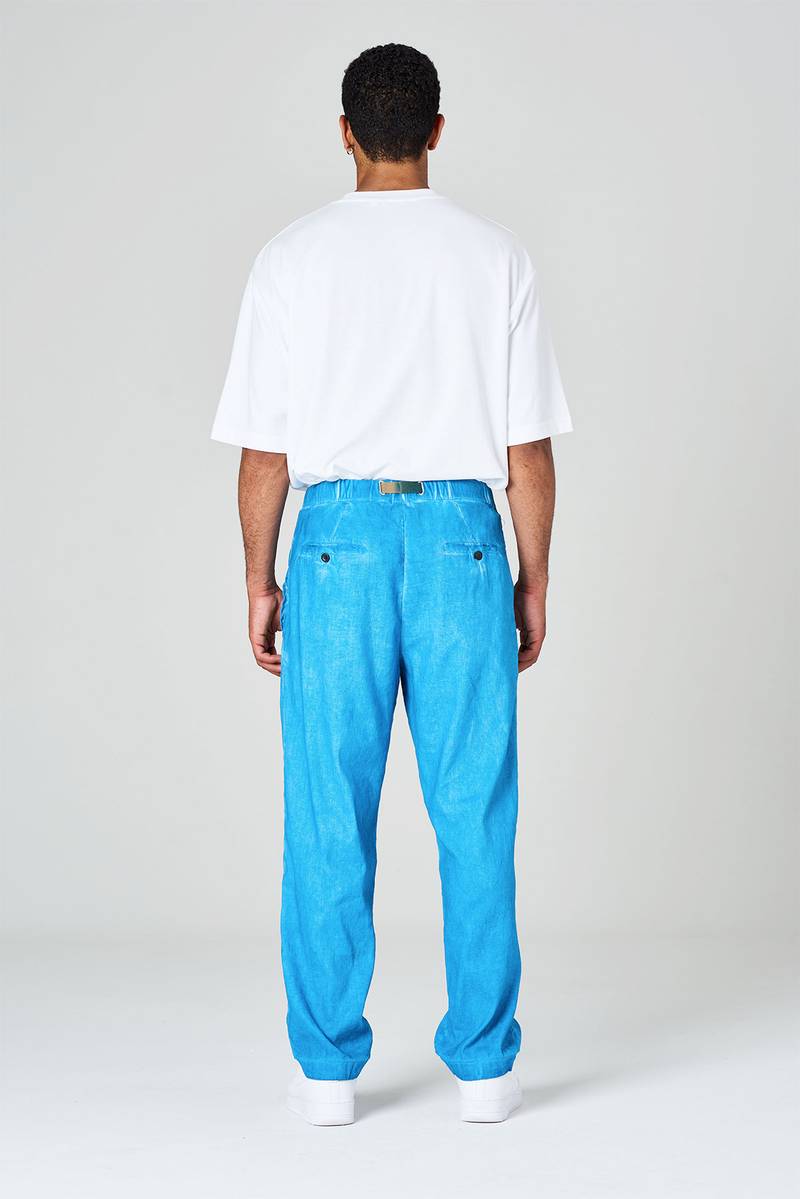 White sand Pantaloni in cotone lino elasticizzato Hotsell