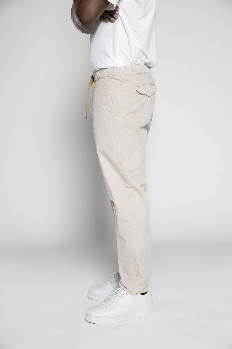 White sand Pantaloni in tela paracadute di cotone Spedizione gratuita