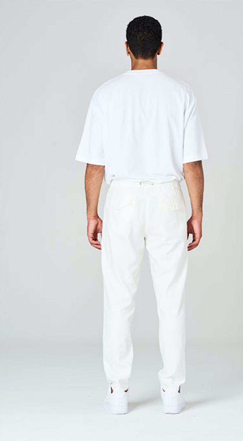 White sand Pantaloni regular fit con doppia pince Shopping online