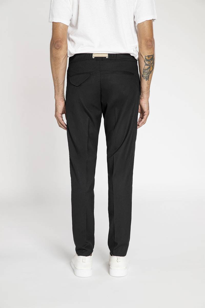 White sand Pantalone in tessuto effetto lana Cyber Monday