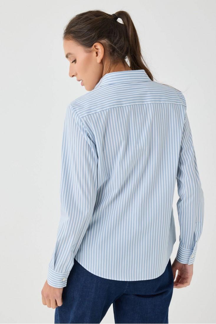 Zanetti 1965 Camicia in cotone stretch a righe Soddisfazione Garantita