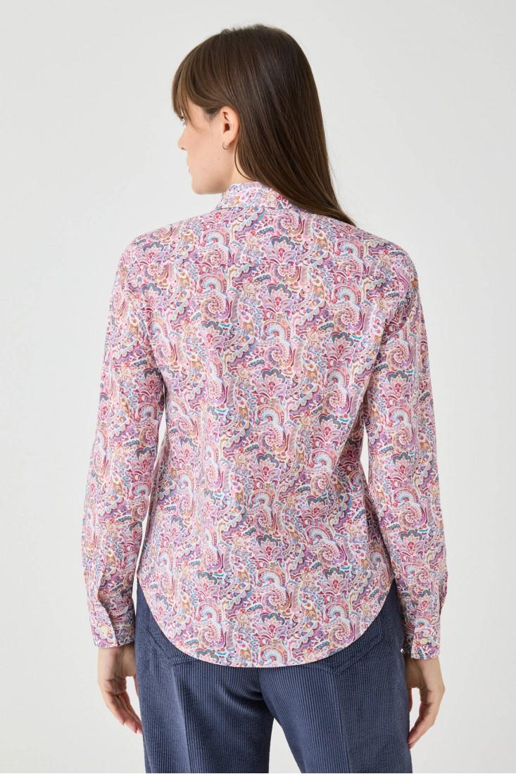 Zanetti 1965 Camicia con stampa paisley Fino Al -60%