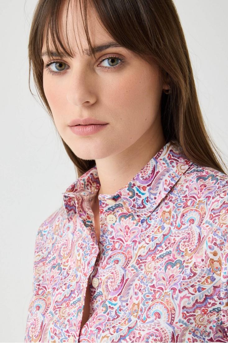 Zanetti 1965 Camicia con stampa paisley Fino Al -60%