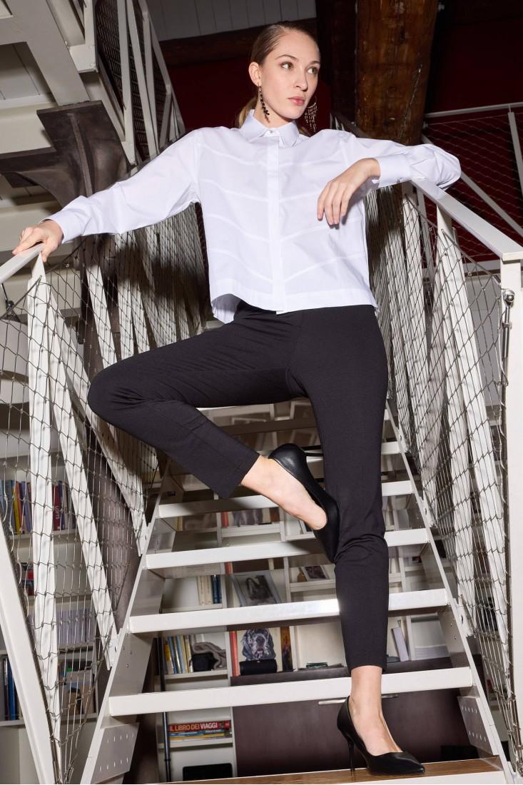 Zanetti 1965 Camicia cropped con ricami Online