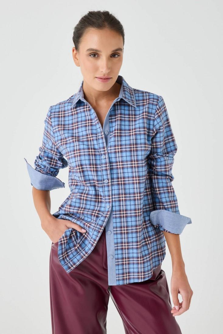 Zanetti 1965 Camicia a quadri in flanella Saldi