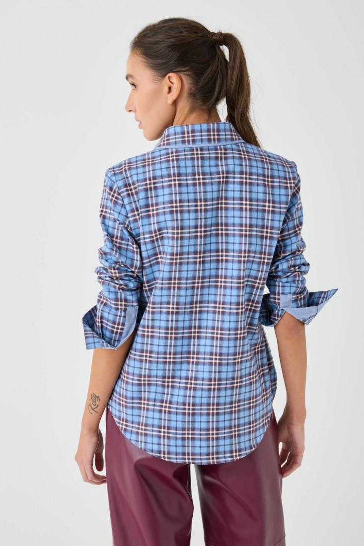 Zanetti 1965 Camicia a quadri in flanella Saldi