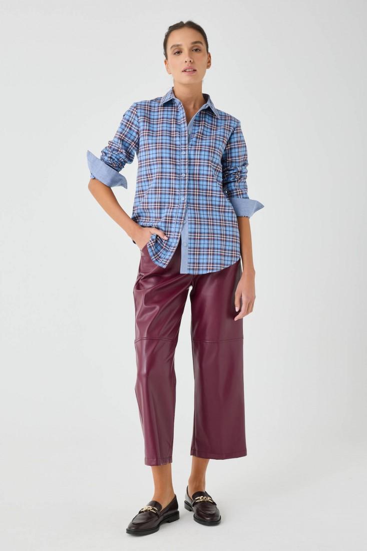 Zanetti 1965 Camicia a quadri in flanella Saldi