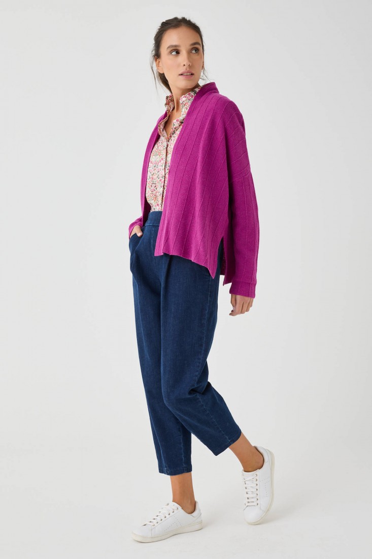 Zanetti 1965 Cardigan in misto lana viscosa Nuovo