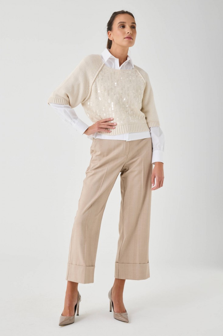 Zanetti 1965 Maglione con paillettes 50% di sconto con spedizione gratuita