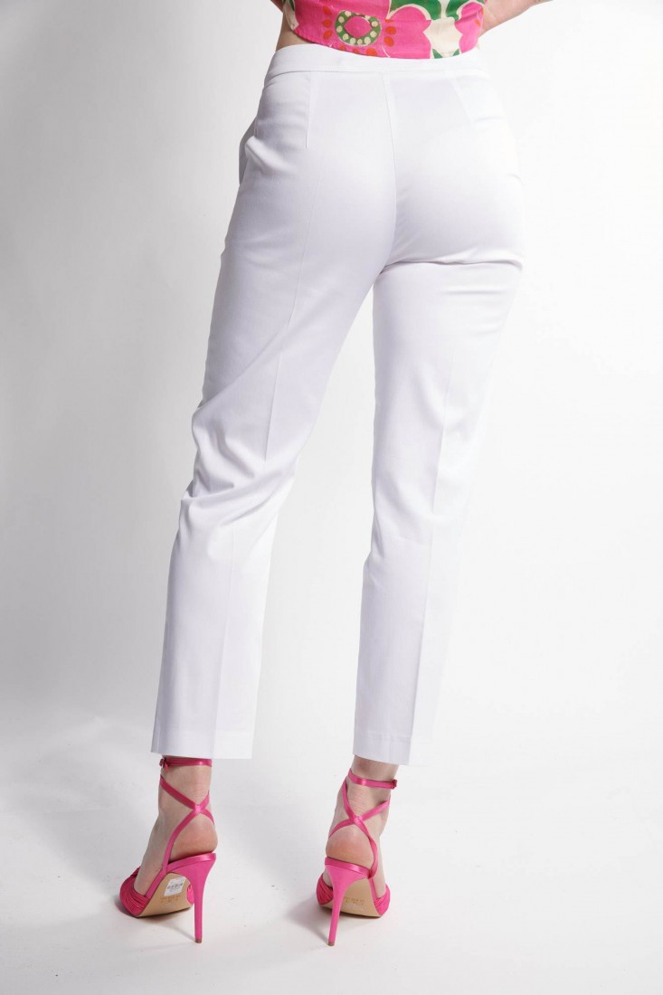 Zanetti 1965 Pantalone gamba dritta in rasatello stretch Affare Del Giorno