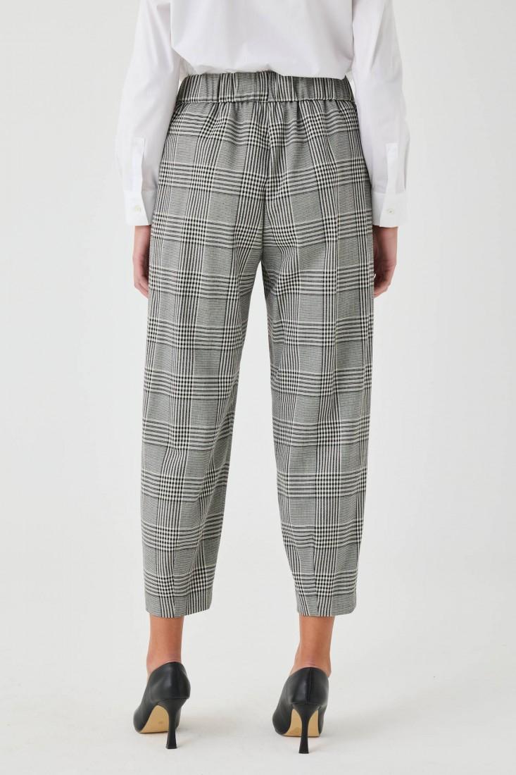 Zanetti 1965 Pantaloni carrot tartan Convenienza