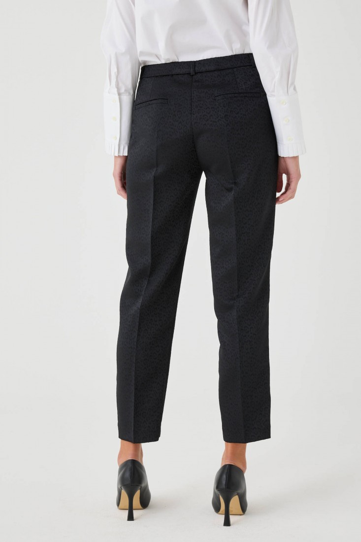 Zanetti 1965 Pantalone stretch animalier Novità