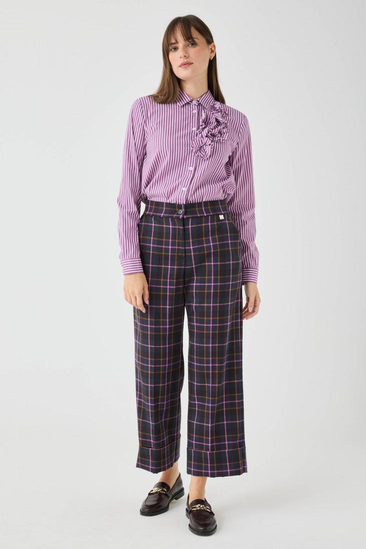 Zanetti 1965 Pantalone a quadri gamba dritta Outlet