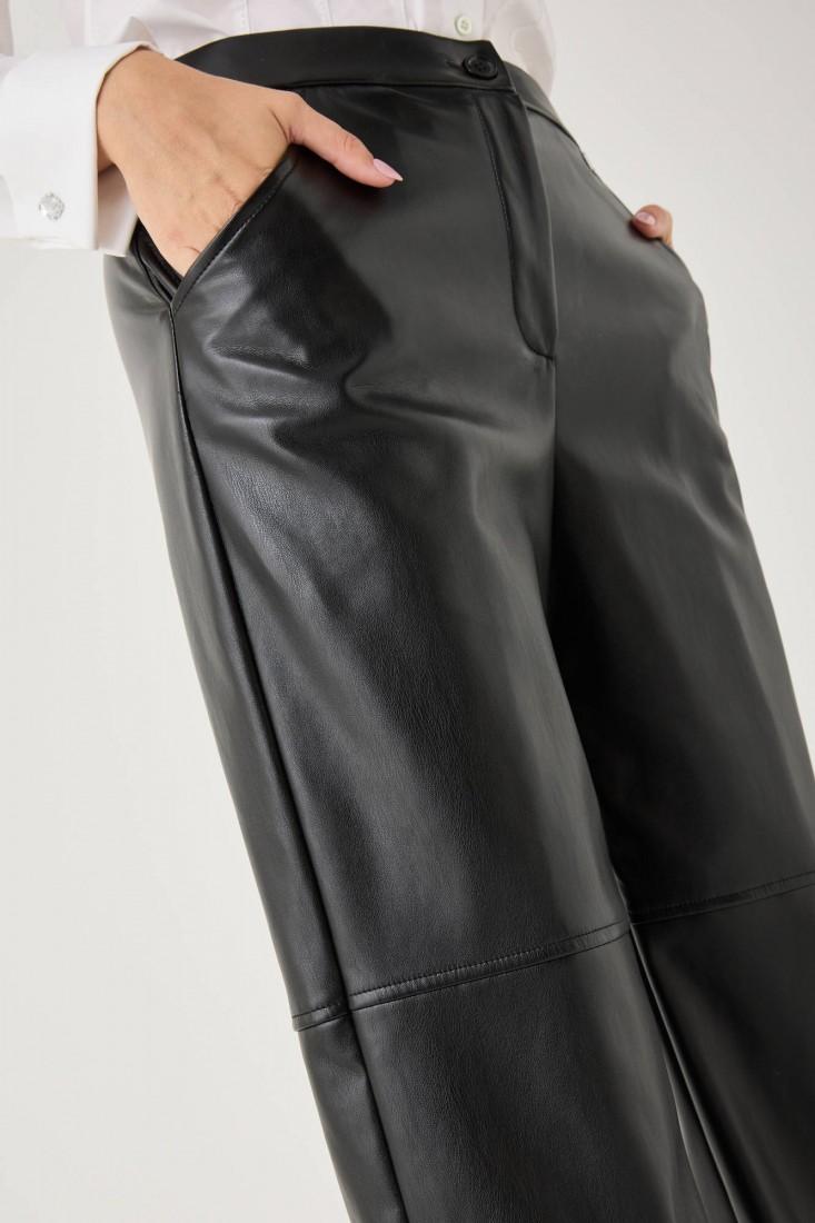 Zanetti 1965 Pantalone dritto in ecopelle Pezzi Unici
