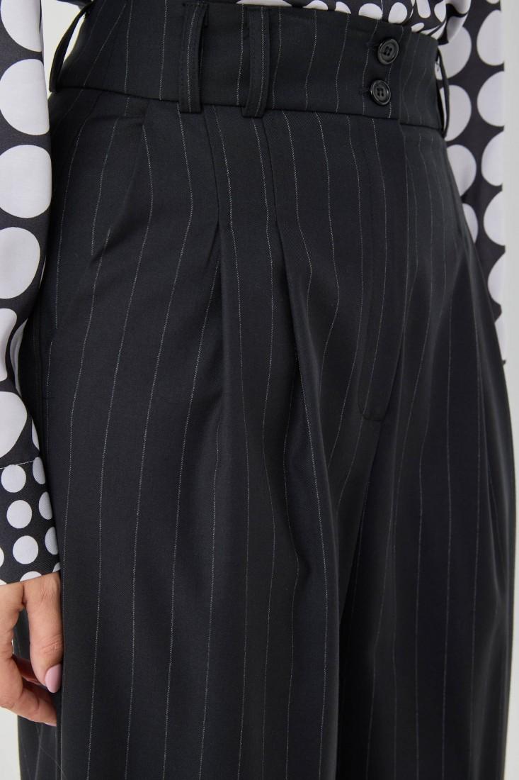 Zanetti 1965 Pantalone ampio gessato Hotsell