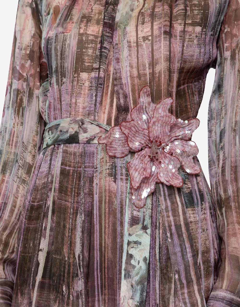 Alberta Ferretti Spilla bijoux a fiore Dripping Rose Lightning offer
