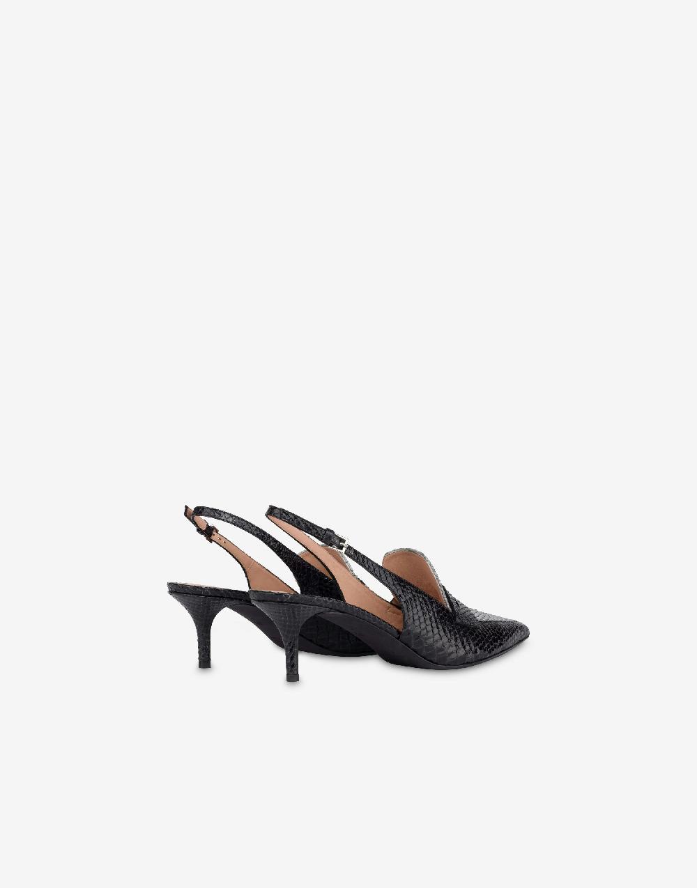Alberta Ferretti Slingback in vitello stampa pitone bicolor degradé Bestseller