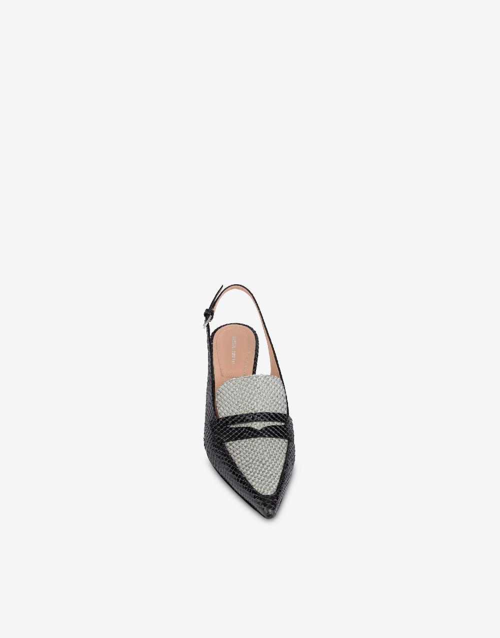 Alberta Ferretti Slingback in vitello stampa pitone bicolor degradé Bestseller