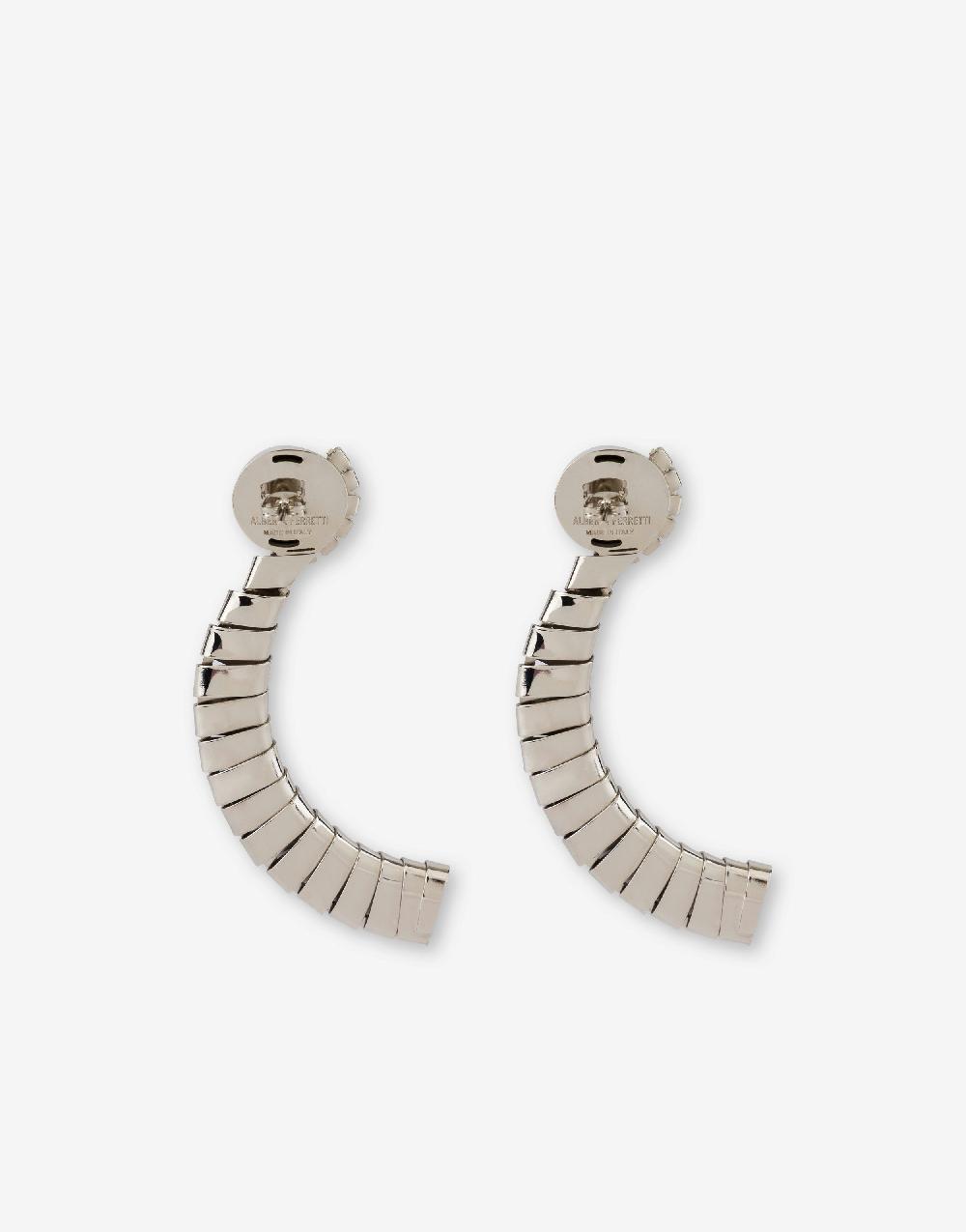 Alberta Ferretti Orecchini in metallo argento Comprane uno, ottenene uno gratis