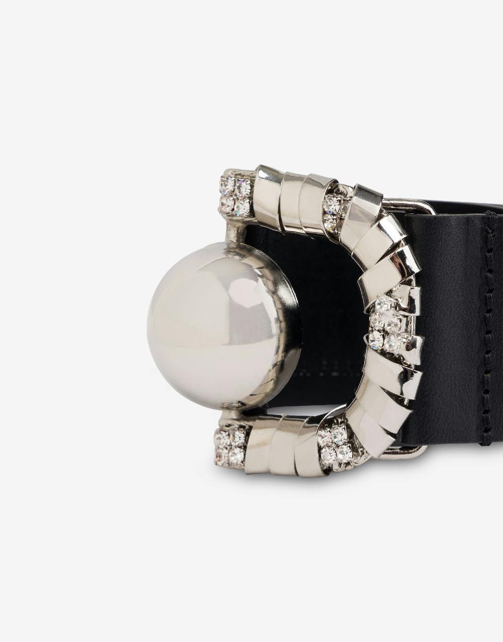 Alberta Ferretti Bracciale in vitello e metallo argento Super Saving Price
