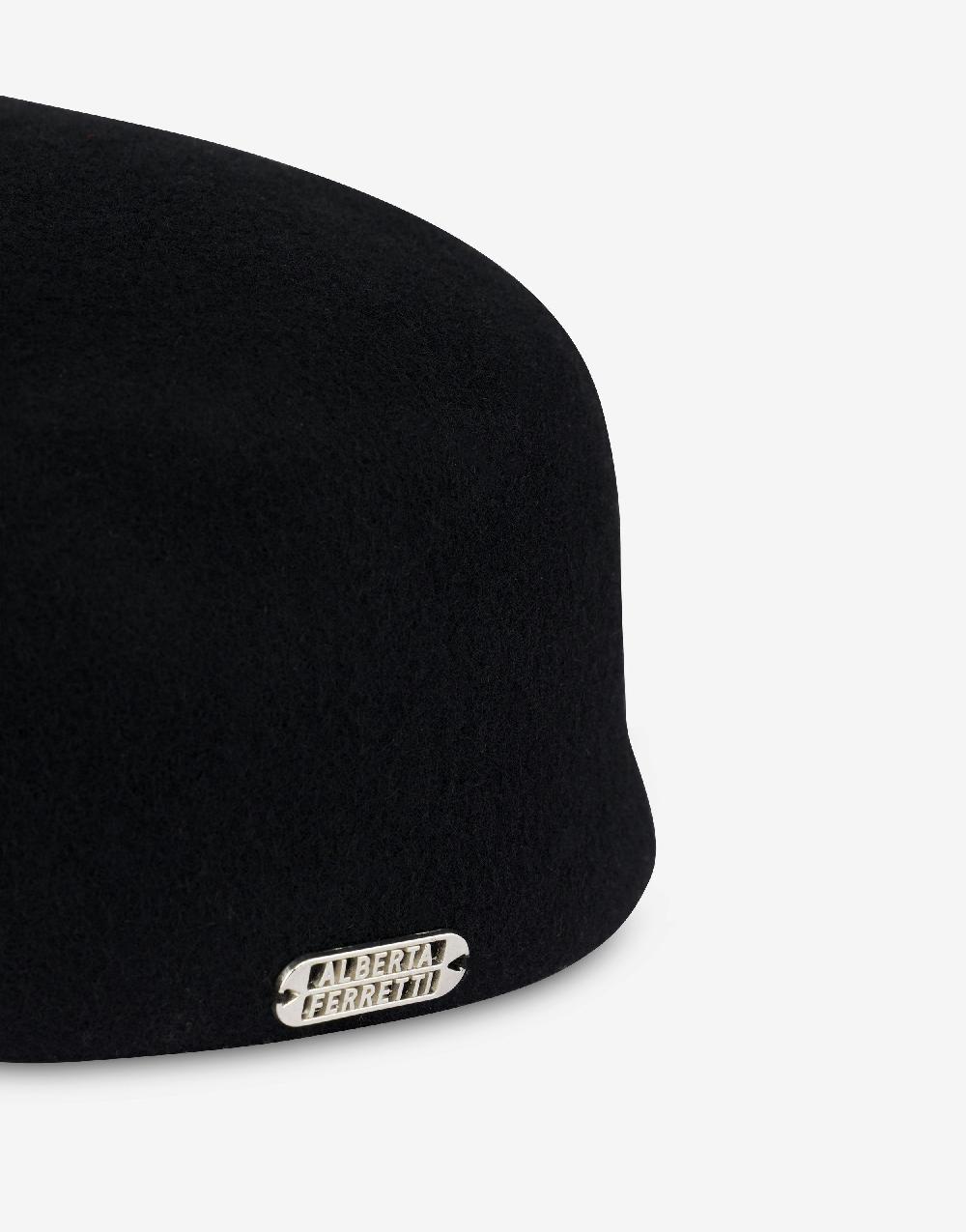 Alberta Ferretti Cappello in panno di lana Fino al 55% di sconto