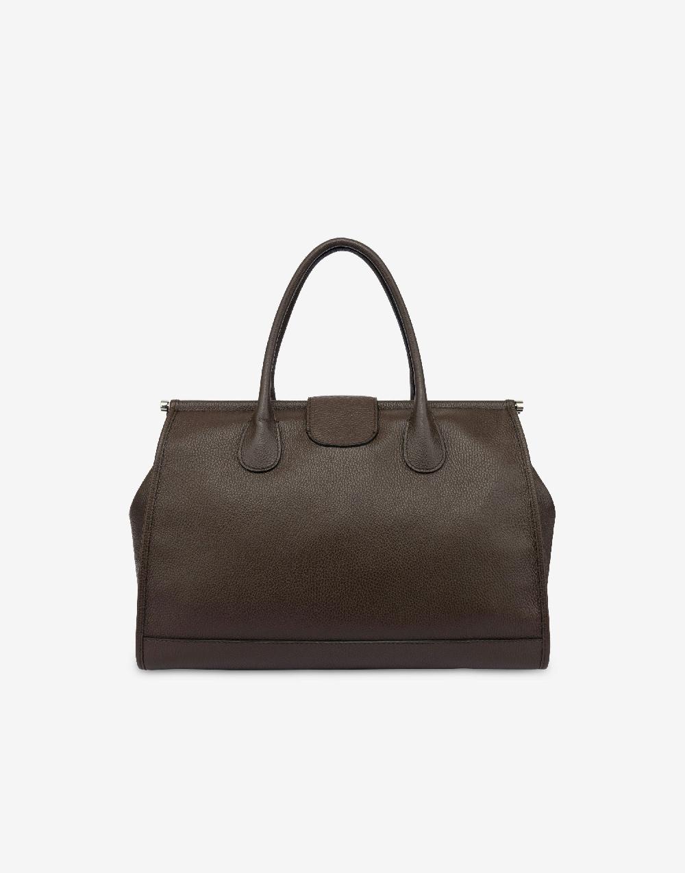 Alberta Ferretti Borsa doppio manico in vitello granato Trasporto libero internazionale