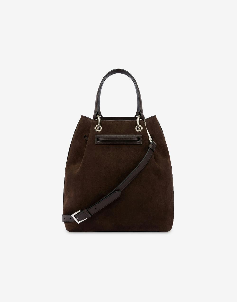Alberta Ferretti Borsa a secchiello in camoscio Limitato a 3 giorni