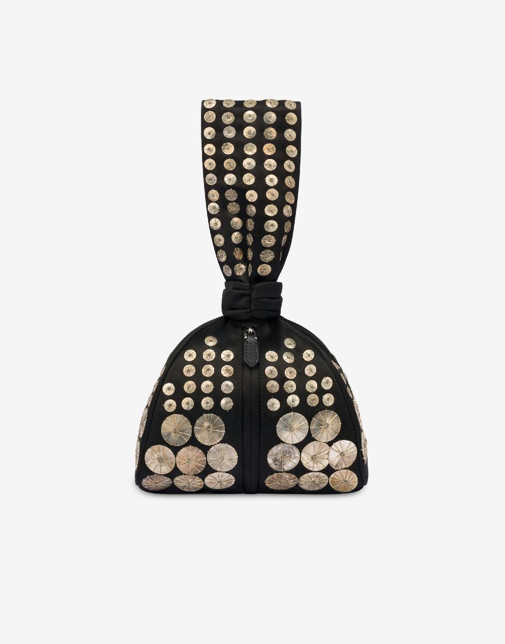 Alberta Ferretti Bucket bag in raso con ricamo 50% di sconto per tempo limitato