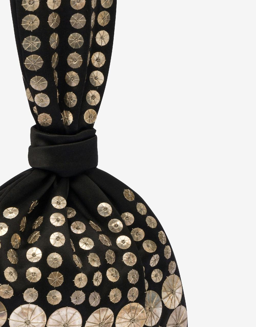 Alberta Ferretti Bucket bag in raso con ricamo 50% di sconto per tempo limitato