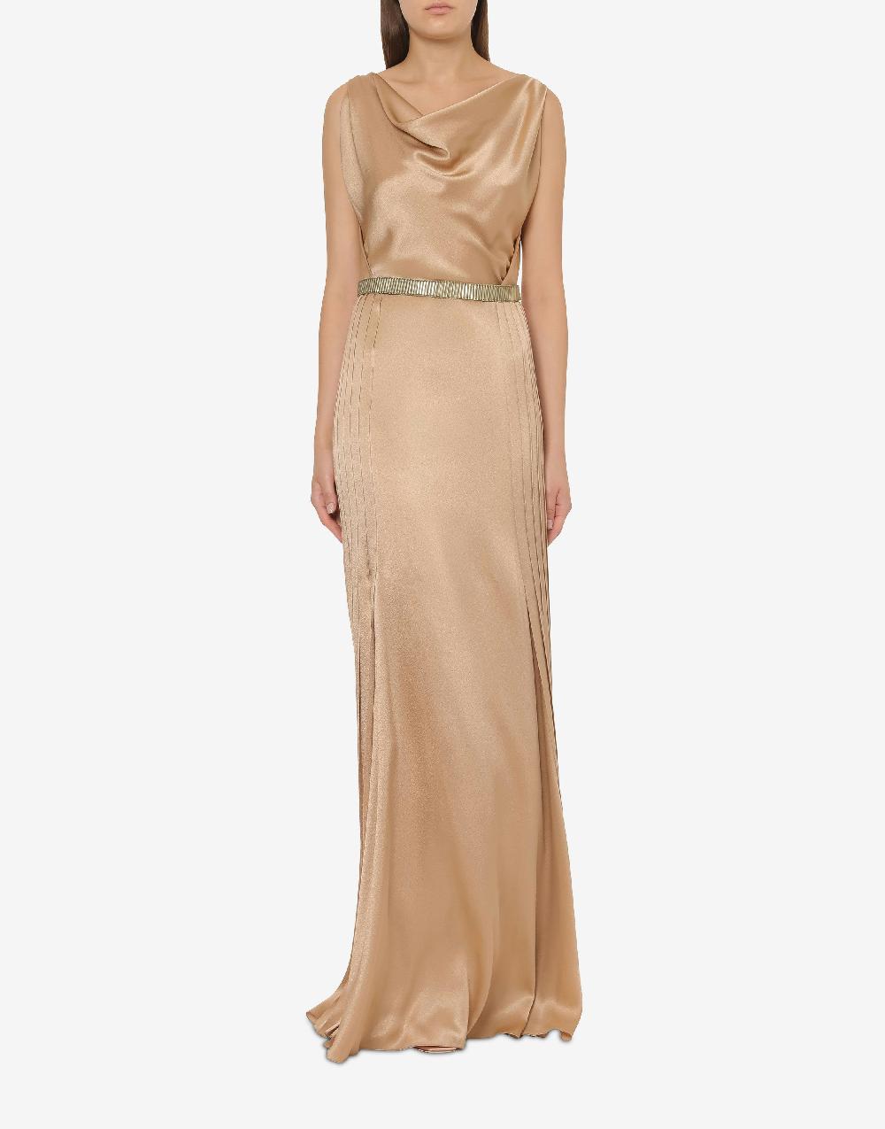 Alberta Ferretti Cintura con paillettes effetto metallico Outlet