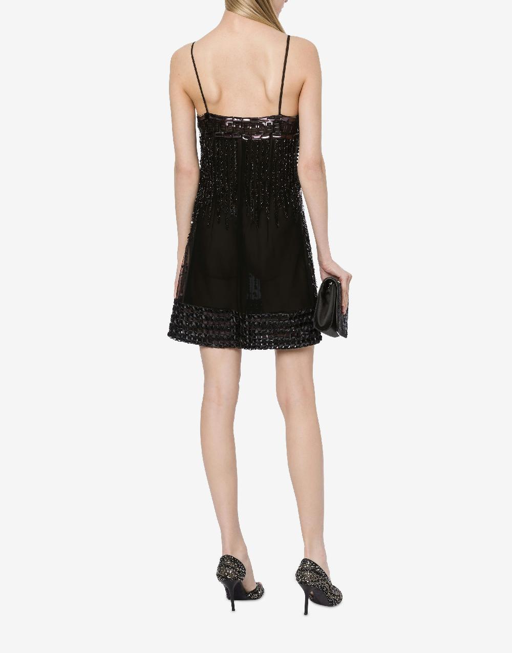 Alberta Ferretti Minidress in tulle con paillettes Spedizione gratuita