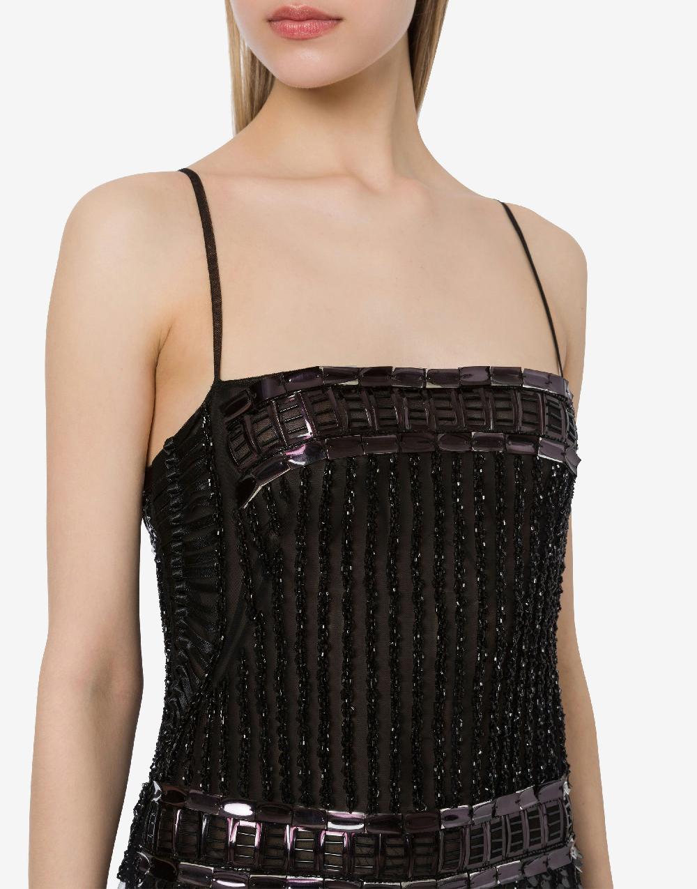 Alberta Ferretti Minidress in tulle con paillettes Spedizione gratuita