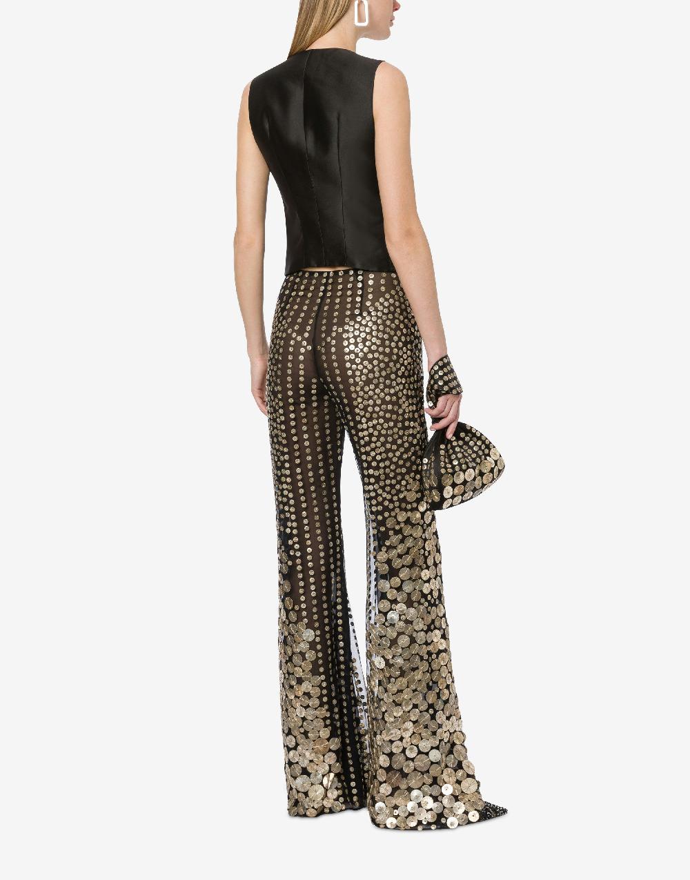 Alberta Ferretti Gilet con ricamo medaglie Cyber Monday