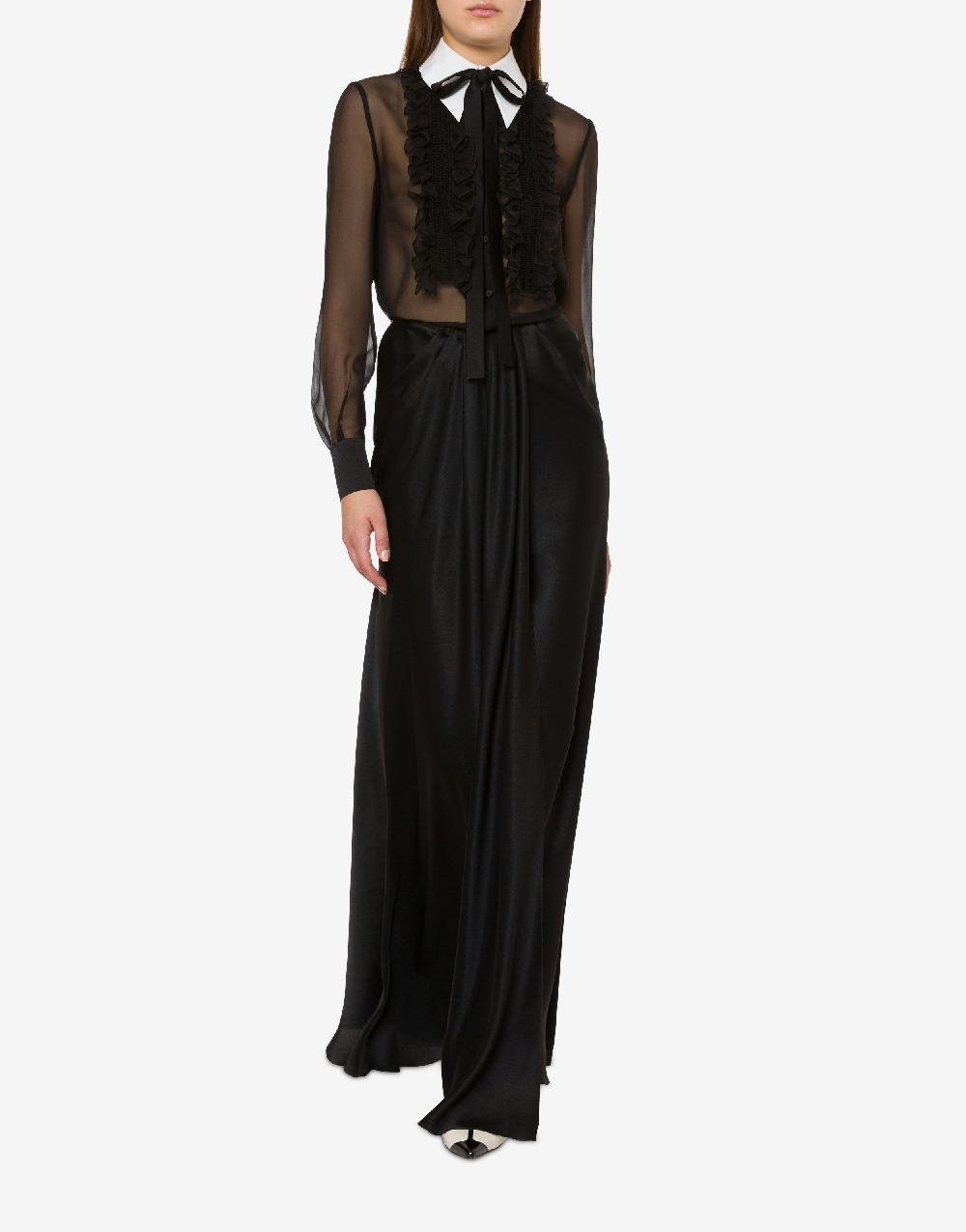 Alberta Ferretti Gonna lunga in raso Latest fashion