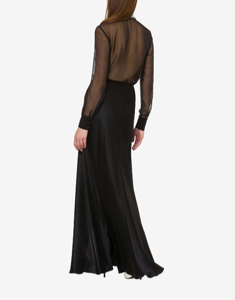 Alberta Ferretti Gonna lunga in raso Latest fashion