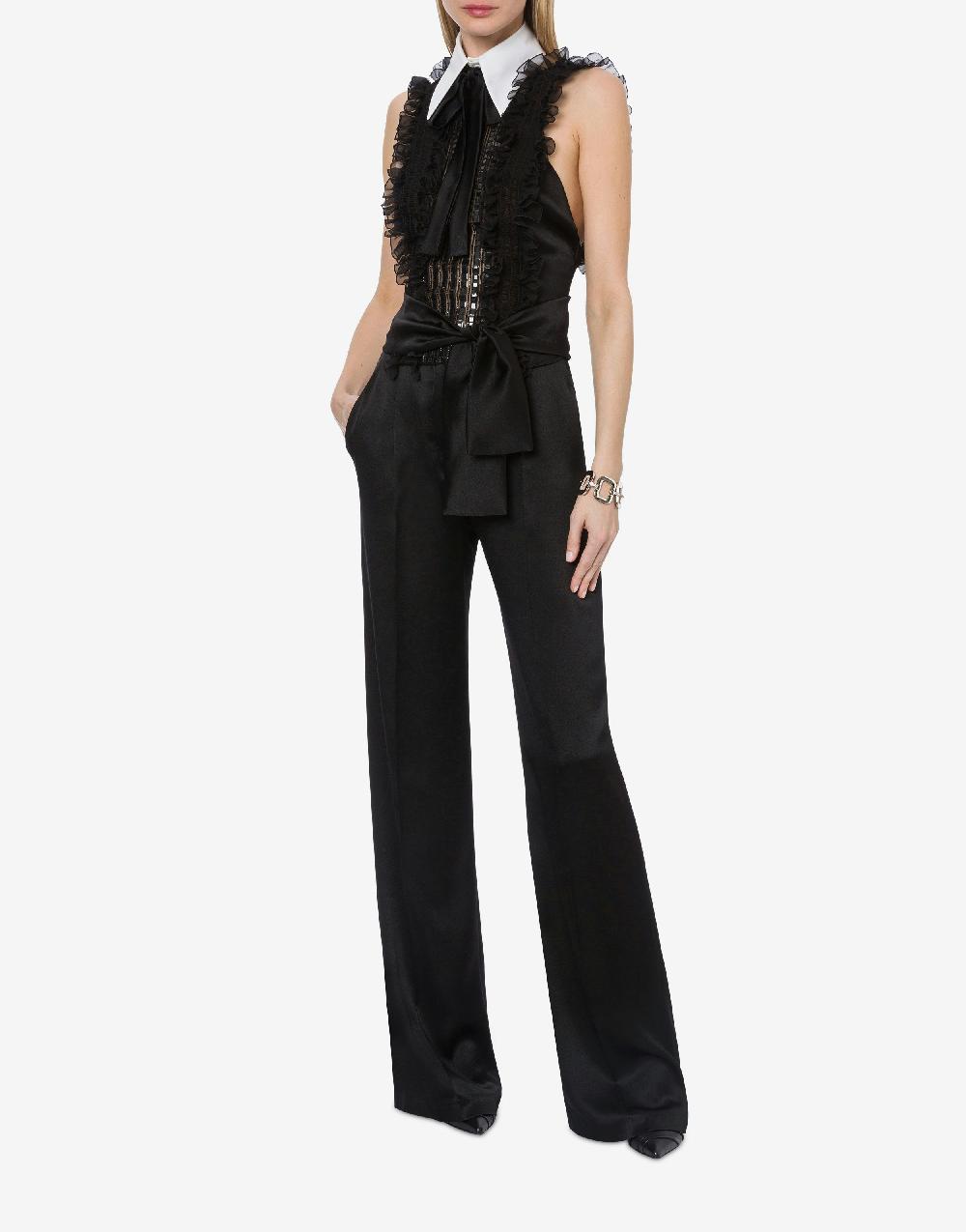 Alberta Ferretti Pantalone in raso Lightning offer