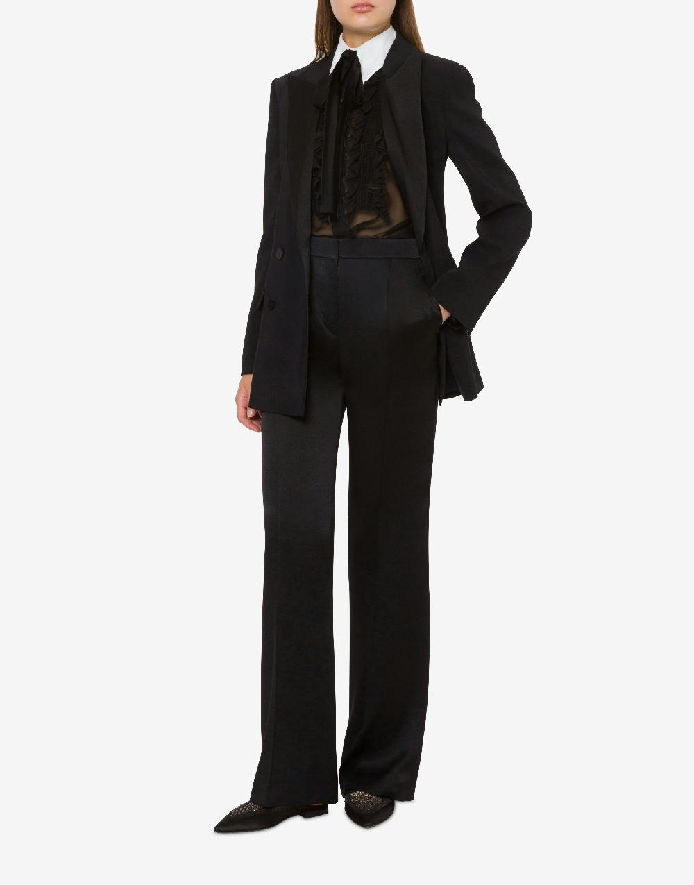 Alberta Ferretti Giacca doppiopetto in cady stretch Grandi sconti