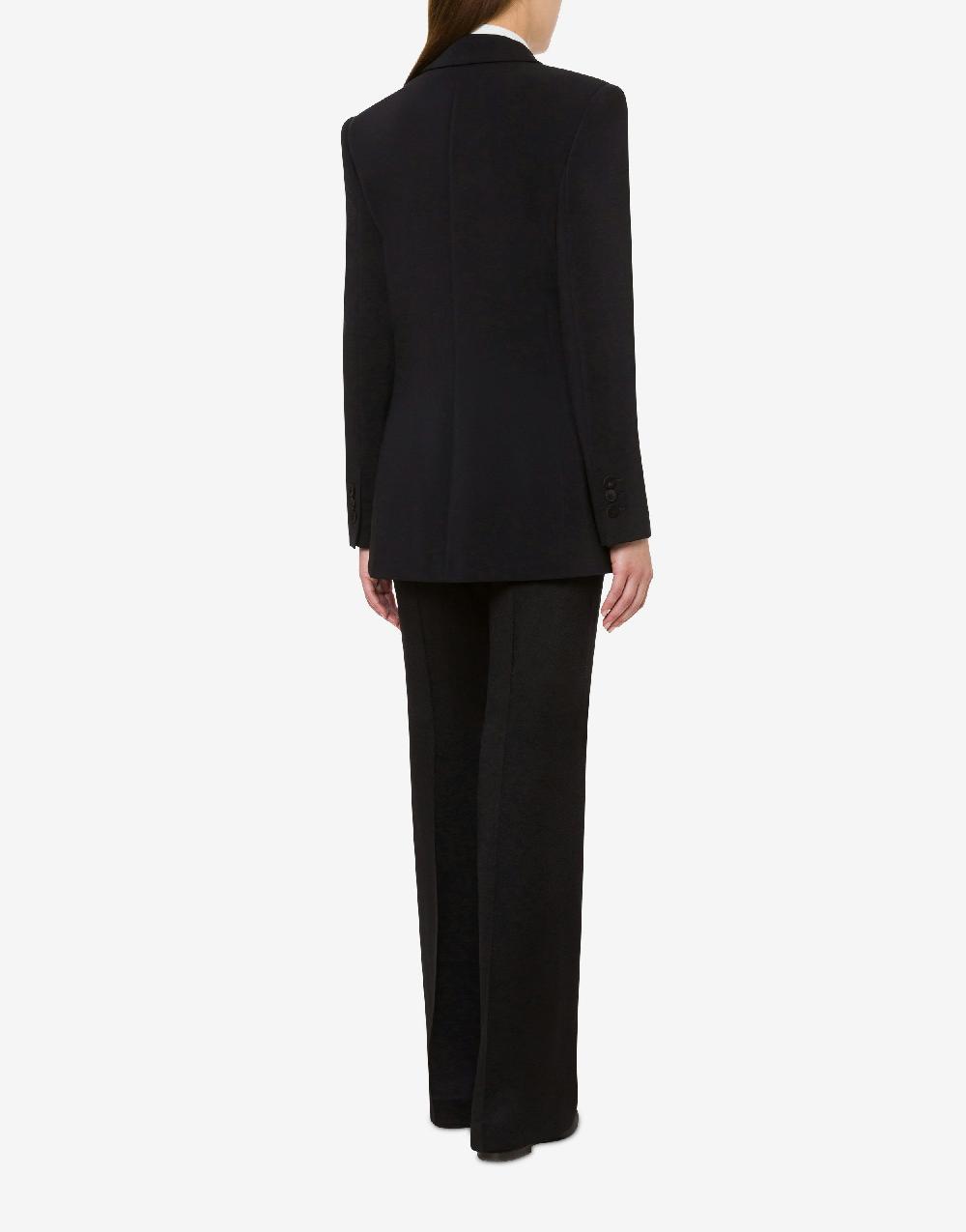 Alberta Ferretti Giacca doppiopetto in cady stretch Grandi sconti