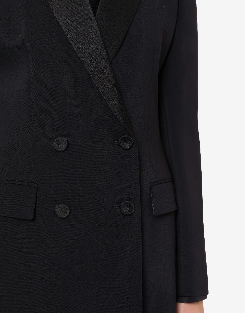 Alberta Ferretti Giacca doppiopetto in cady stretch Grandi sconti