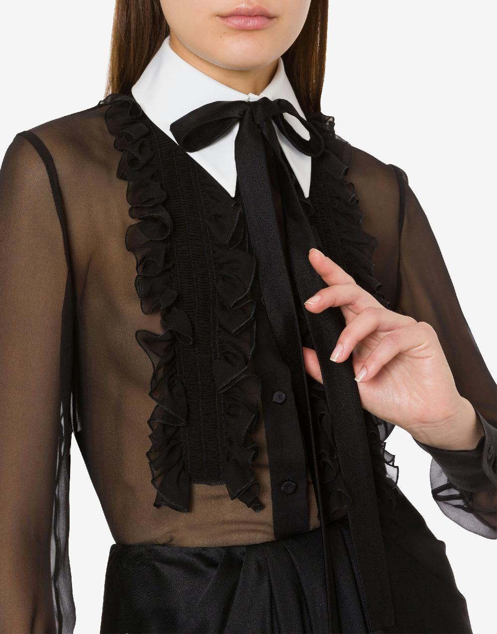 Alberta Ferretti Camicia in chiffon organico Bestseller