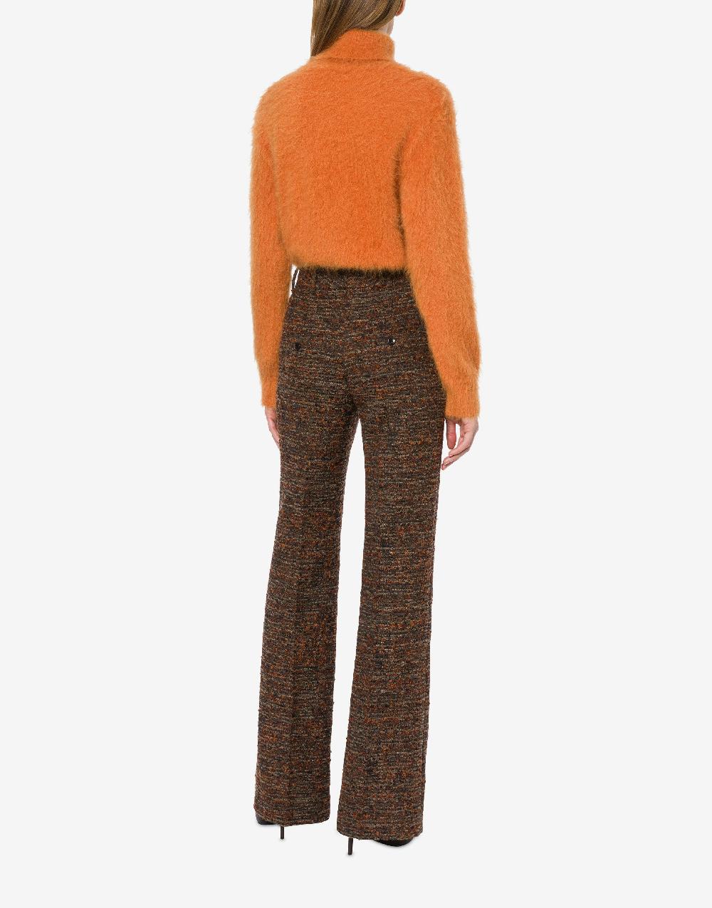 Alberta Ferretti Pantalone in tweed bottonato Offerte speciali