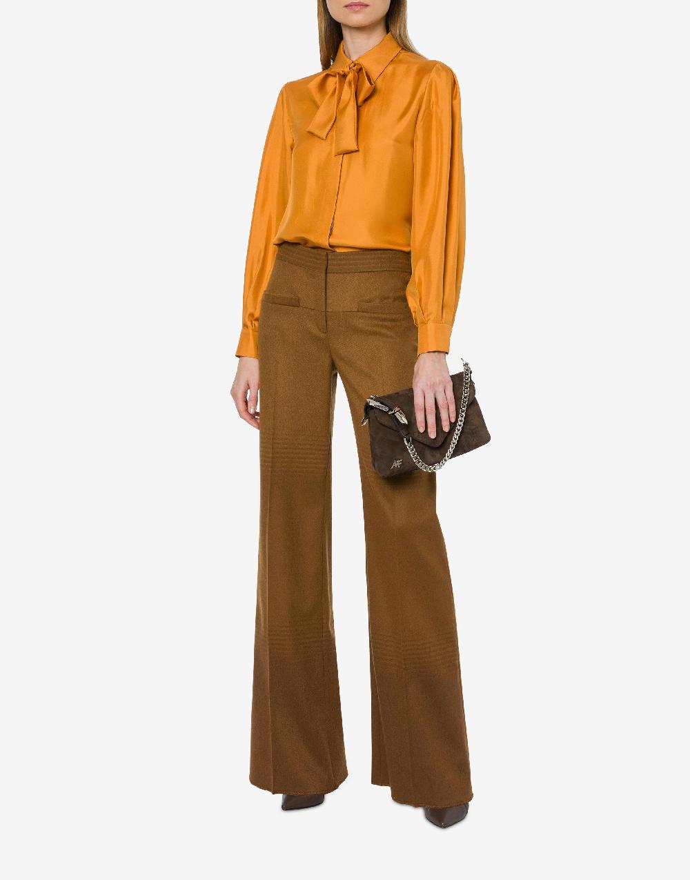 Alberta Ferretti Pantalone in flanella sfumata Prezzo basso