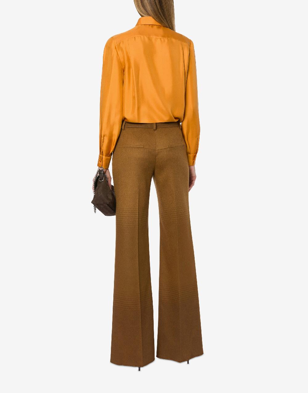 Alberta Ferretti Pantalone in flanella sfumata Prezzo basso